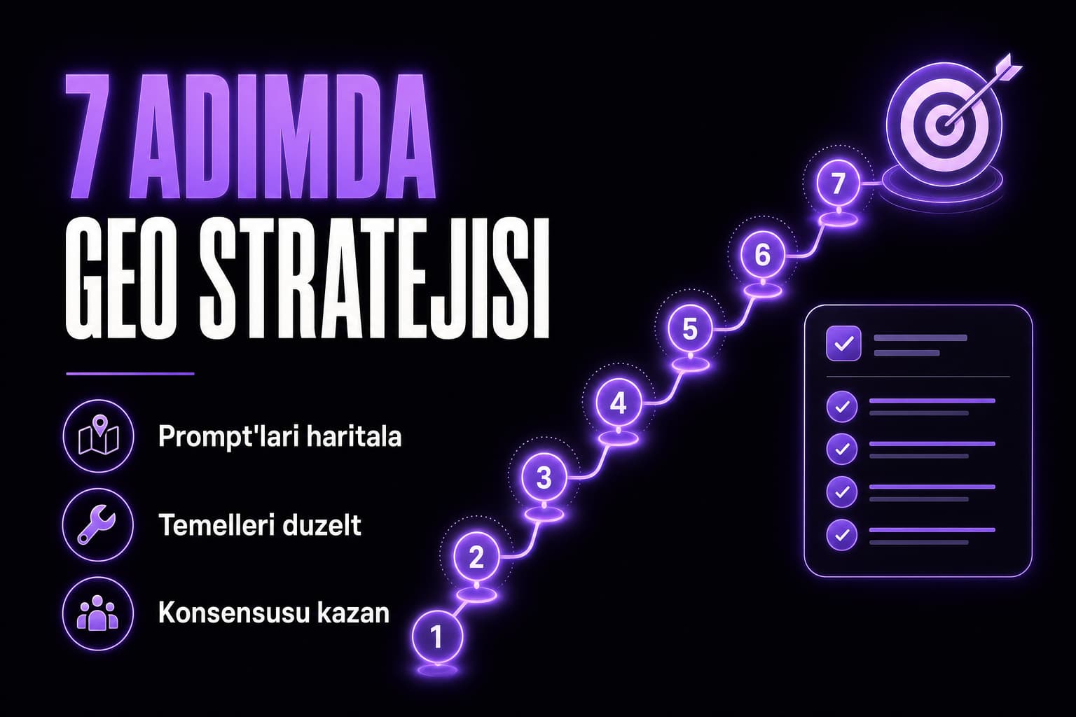 7 adımda generative engine optimization stratejisi