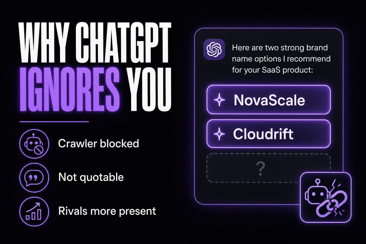 Why isn't ChatGPT recommending your business?