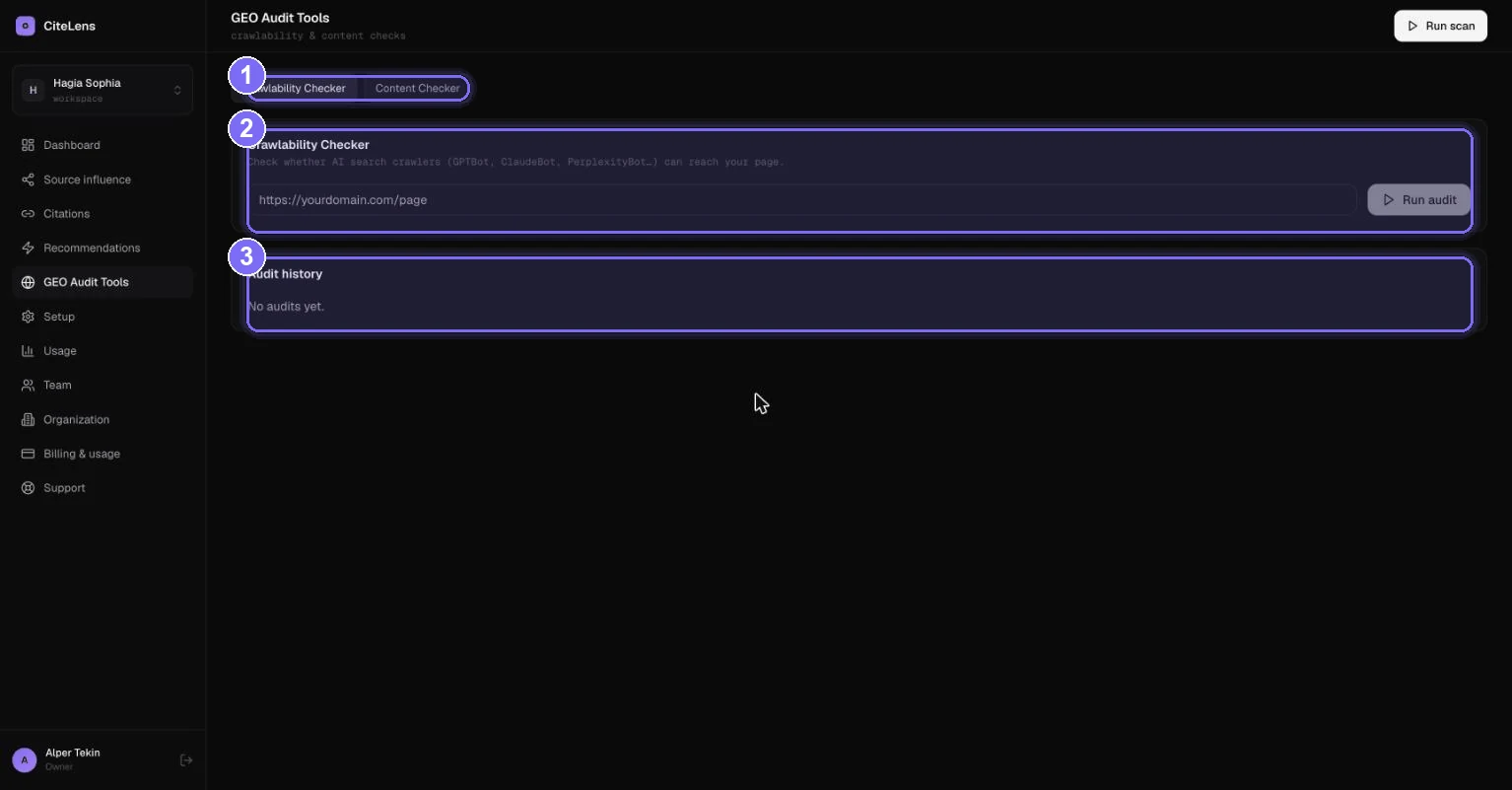 GEO audit tools — GEO Audit Tools.